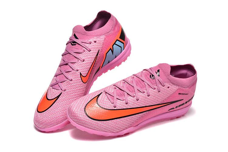 Nike Air Zoom Mercurial Vapor 15 Turf Pink Edition soccer shoe — product photo 2 of 9