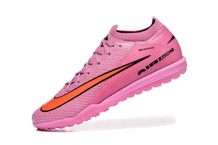 Nike Air Zoom Mercurial Vapor 15 Turf Pink Edition soccer shoe — product photo 4 of 9