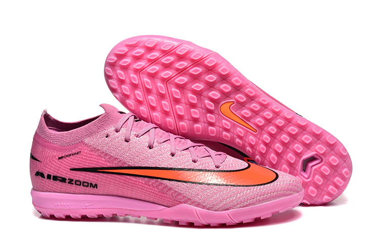 Nike Air Zoom Mercurial Vapor 15 Turf Pink Edition soccer shoe — product photo 1 of 9