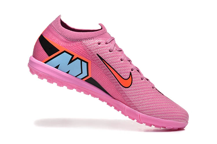 Nike Air Zoom Mercurial Vapor 15 Turf Pink Edition soccer shoe — product photo 3 of 9
